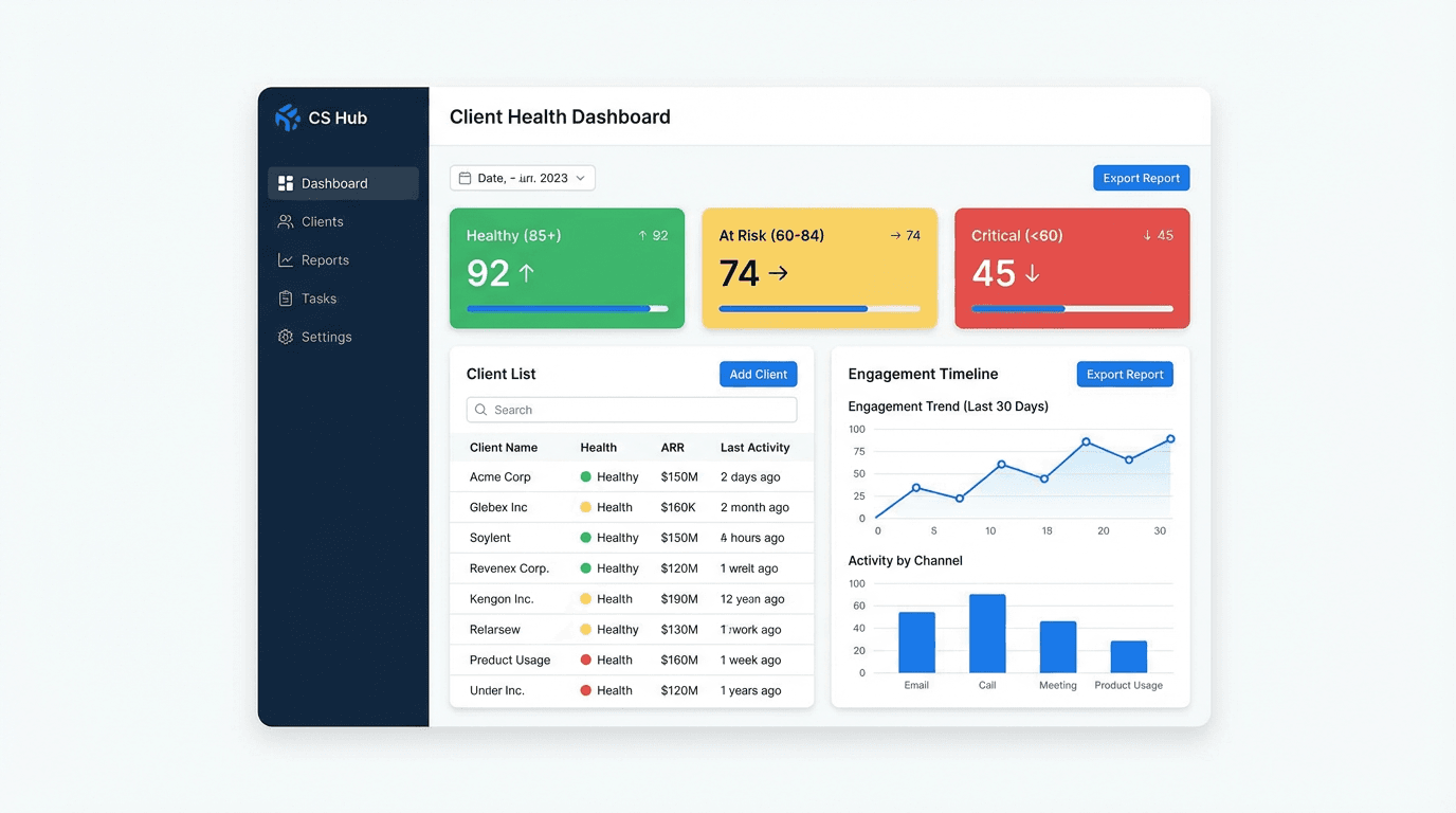 CS Hub product screenshot